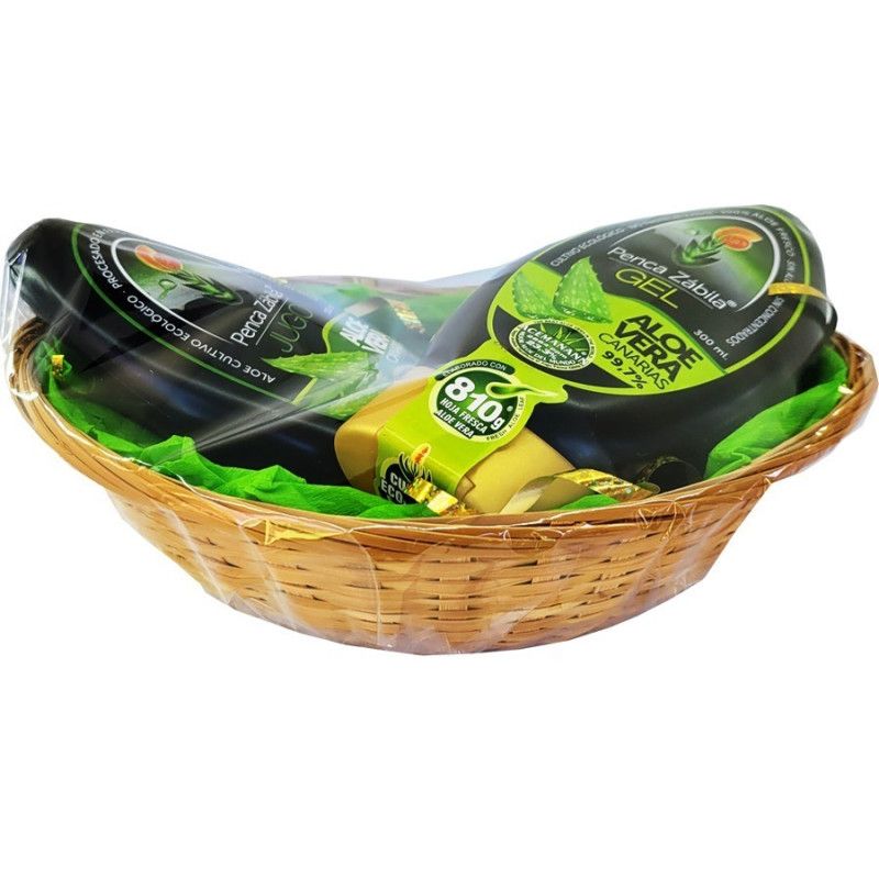 Gift Basket Pure Aloe Vera Juice and Gel 2x 300ml