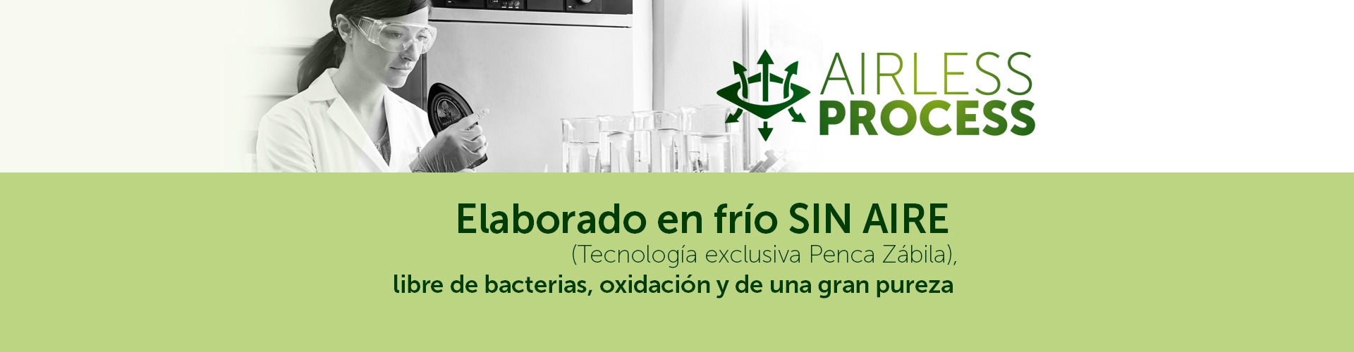 Aloe Vera AIRLESS Process (Penca Zabila Tecnologia Exclusiva)