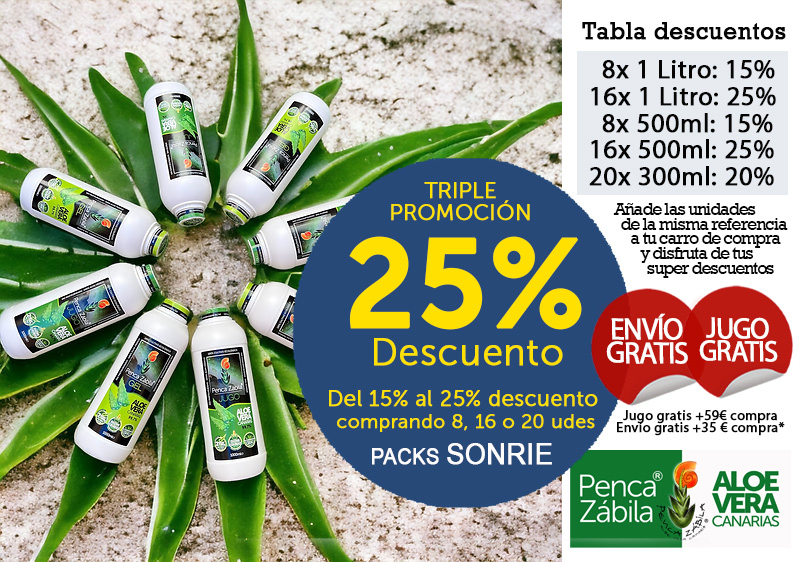 25% Rabatt Aloe Vera Penca Zabila