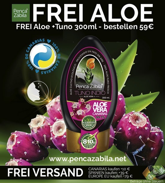 FREI Aloe Vera Kaktus 300ml + Frei Versand